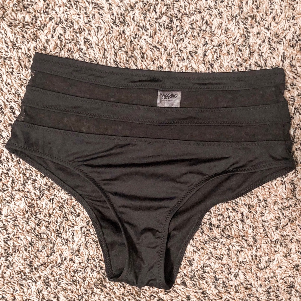 Mossimo High-Waisted Mesh Detail Swim Bottoms